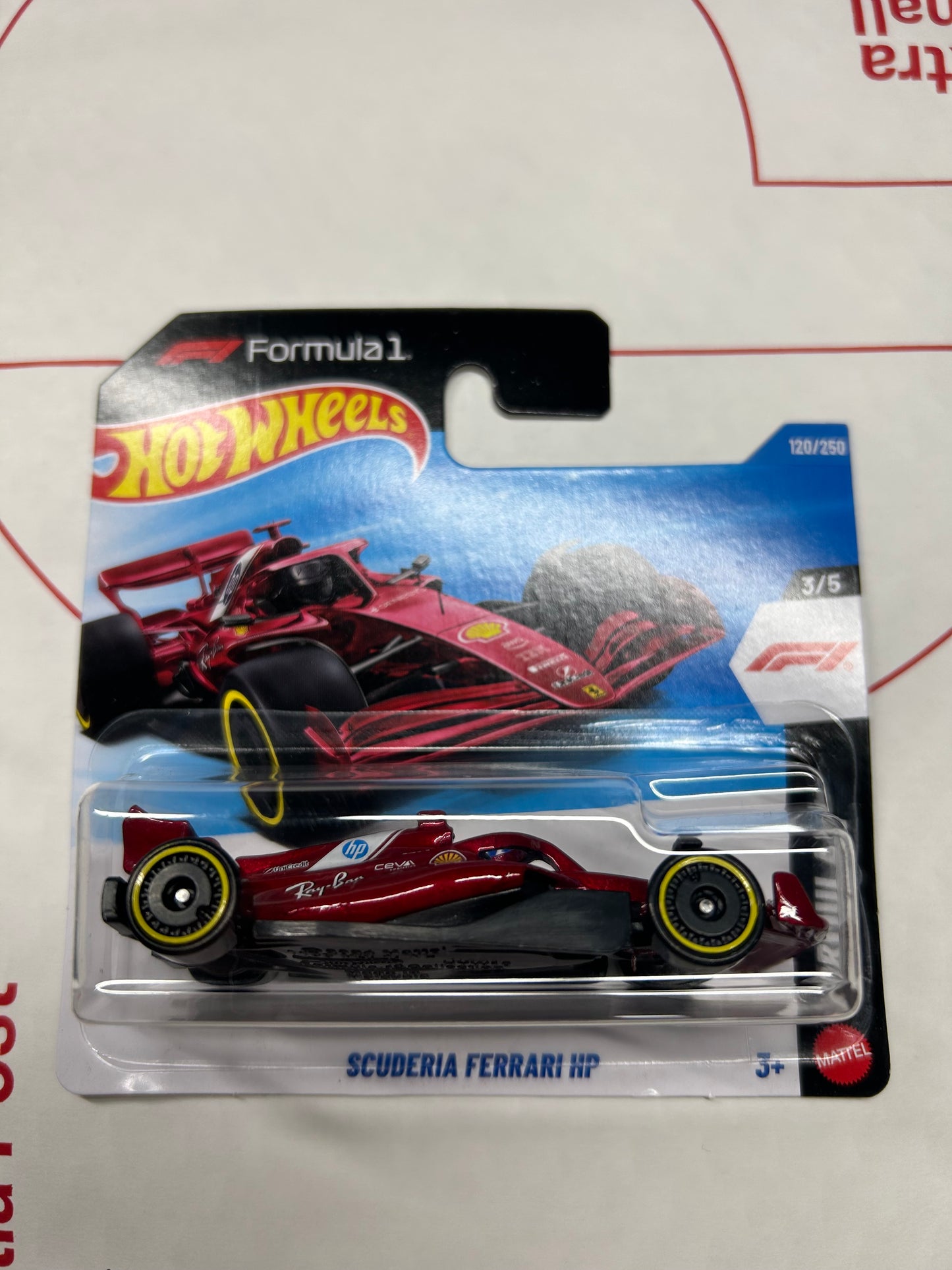 Hot Wheels 2026 Mainline Case F – Scuderia Ferrari HP F1 Short Card