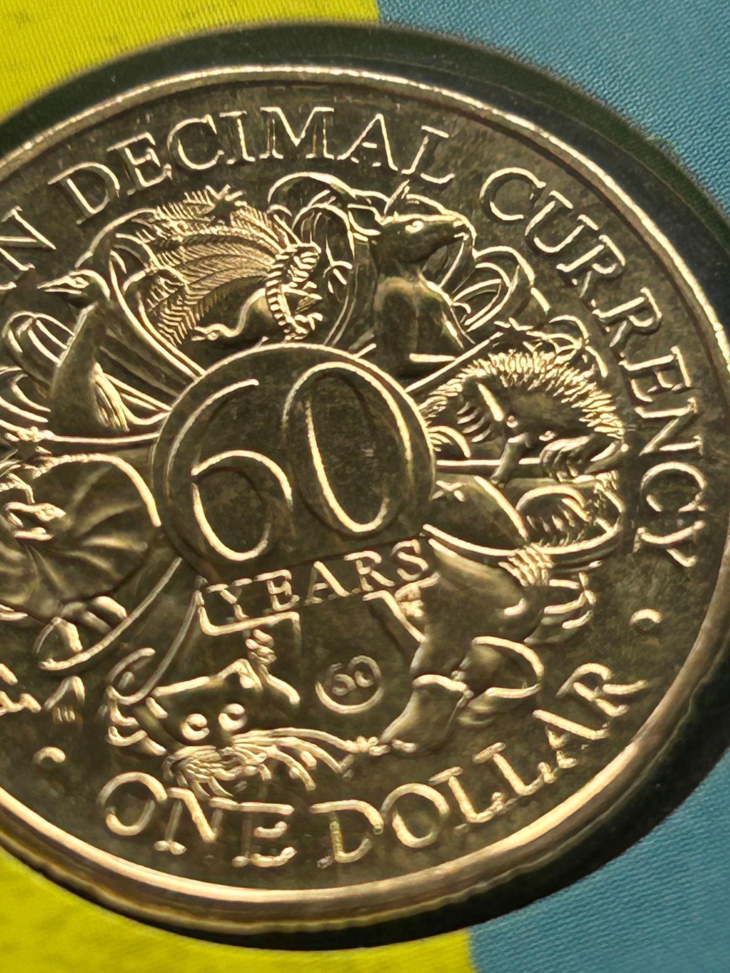 60th Anniversary of decimal currency “60” Privy