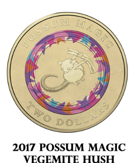 2017 Possum Magic coins (Circulated Condition)