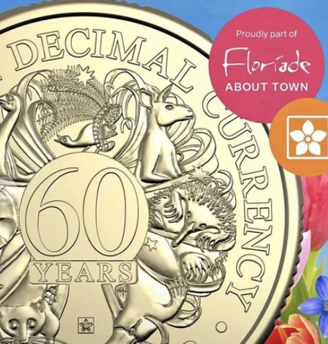 2026 $1 Floriade Privy Mark 60th Anniversary of Decimal Currency Coin