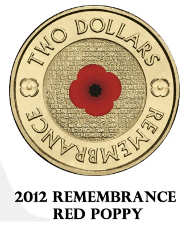 2012 Red Poppy (Circulated condition)
