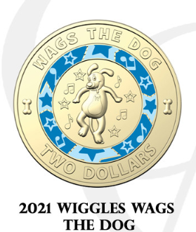 2021 Wiggles coins (Circulated Condition)