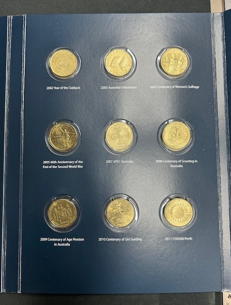 $1 Circulating Coin Collection Folder complete with "Circulated Coins"