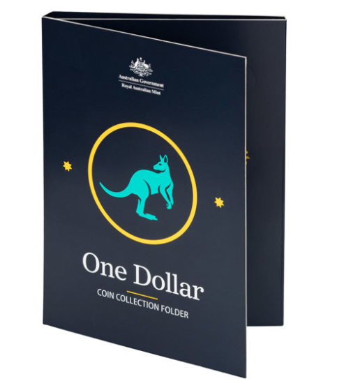 $1 Circulating Coin Collection Folder complete with "Circulated Coins"