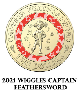 2021 Wiggles coins (Circulated Condition)