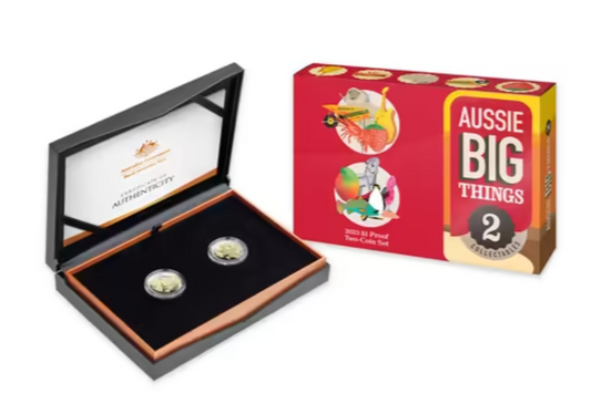 2025 Aussie Big Things 2 Two-Coin AlBr Proof Set