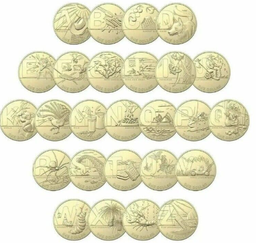 Great Aussie Coin Hunt 2 "2021" A-Z (Circulated Coins)