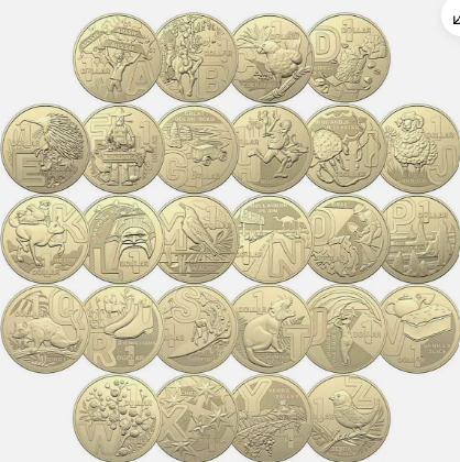 Great Aussie Coin Hunt 3 "2022" A-Z (Circulated Coins)