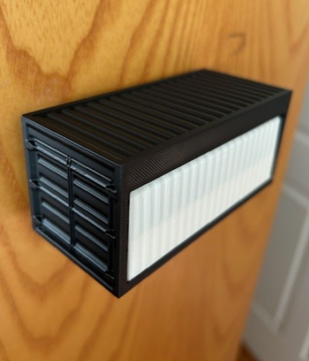 3D-Printed Shipping Container Garage Key Hook