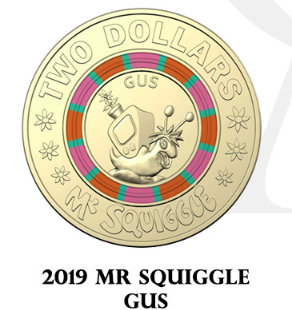 2019 Mr Squiggle (Circulated Condition)