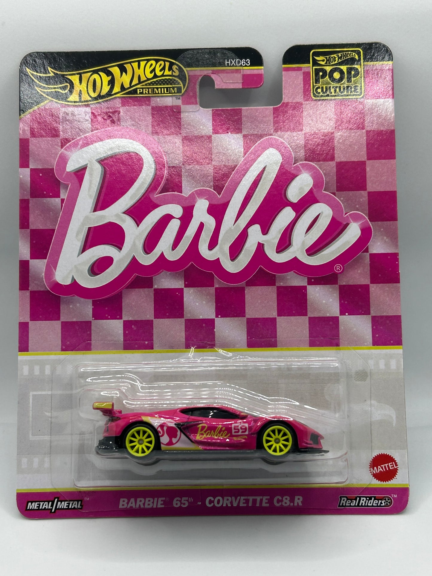 Hot Wheels Pop Culture 2024 - Barbie 65th Anniversary Corvette C8.R