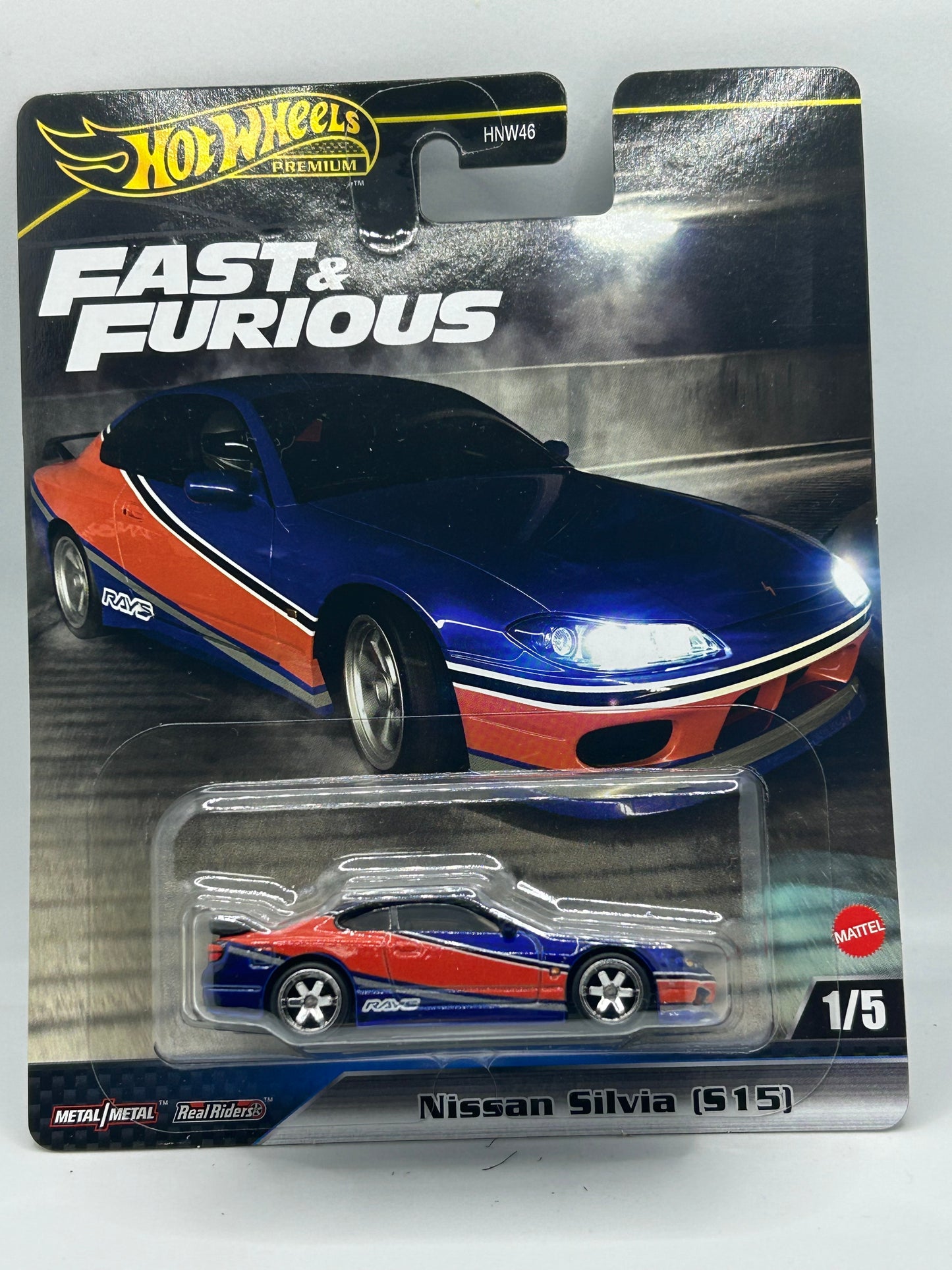Hot Wheels Premium Fast And Furious Nissan Silvia (S15) 1/5