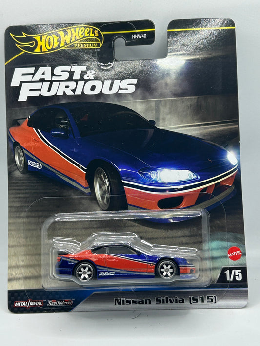 Hot Wheels Premium Fast And Furious Nissan Silvia (S15) 1/5