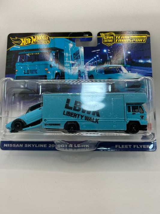 Hot Wheels Car Culture Team Transport Nissan Skyline 2000 GT-R LBWK NEW 2024