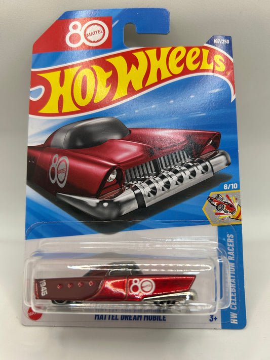 2025 HOT WHEELS #167 - Mattel Dream Mobile (Red 80th Anniversary