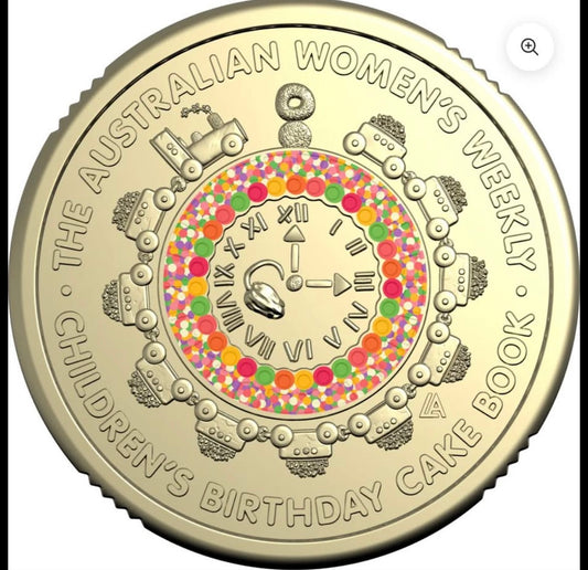 2025 $2 Women's Weekly "Hickory Dickory Watch Clock" coin