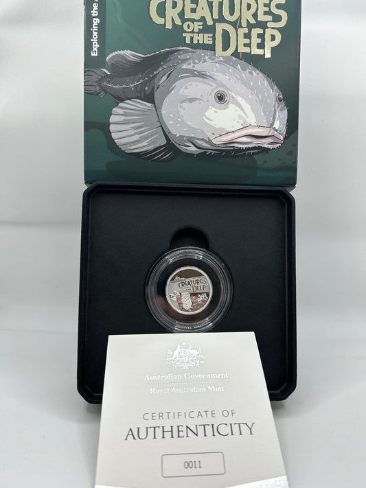 2023 Creatures of the Deep $1 Fine Silver Proof Coin