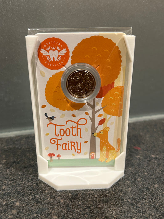 Small carded coin display stand