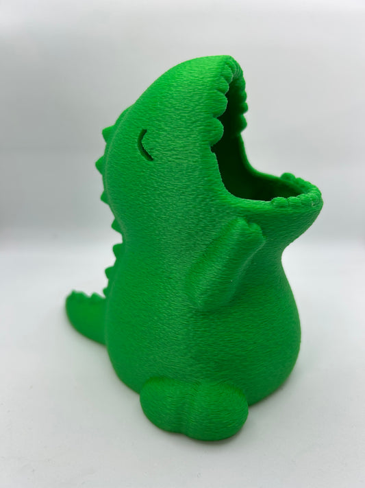 Fuzzy Tiny Dino Pencil Holder