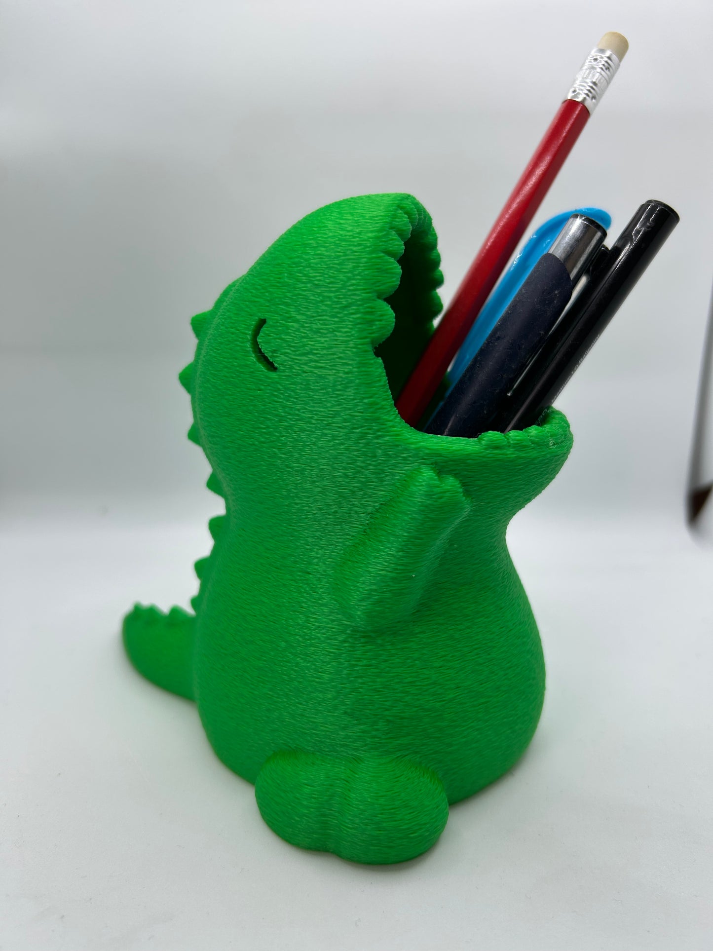 Fuzzy Tiny Dino Pencil Holder