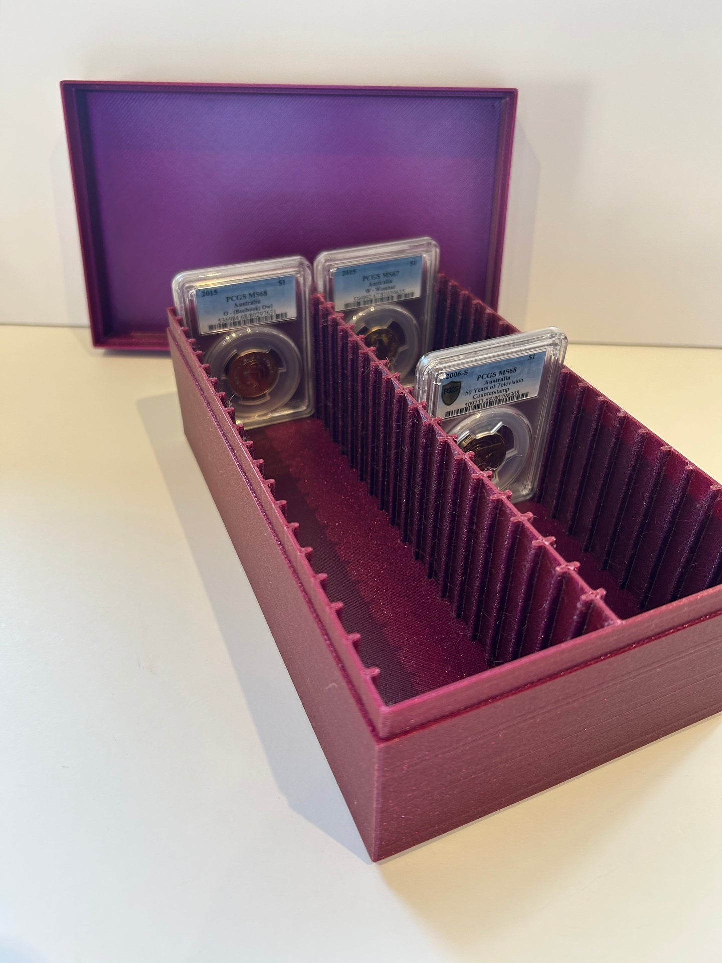 PCGS Graded coin box - Holds 40 graded coins