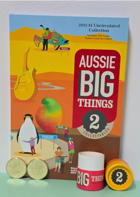 Big Things 2 - 1 open tube & 2 change coins (no colour)