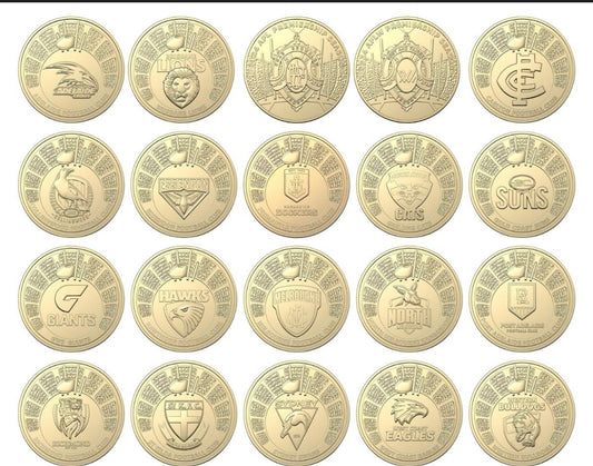 2024 AFL coins - Lightly circulated