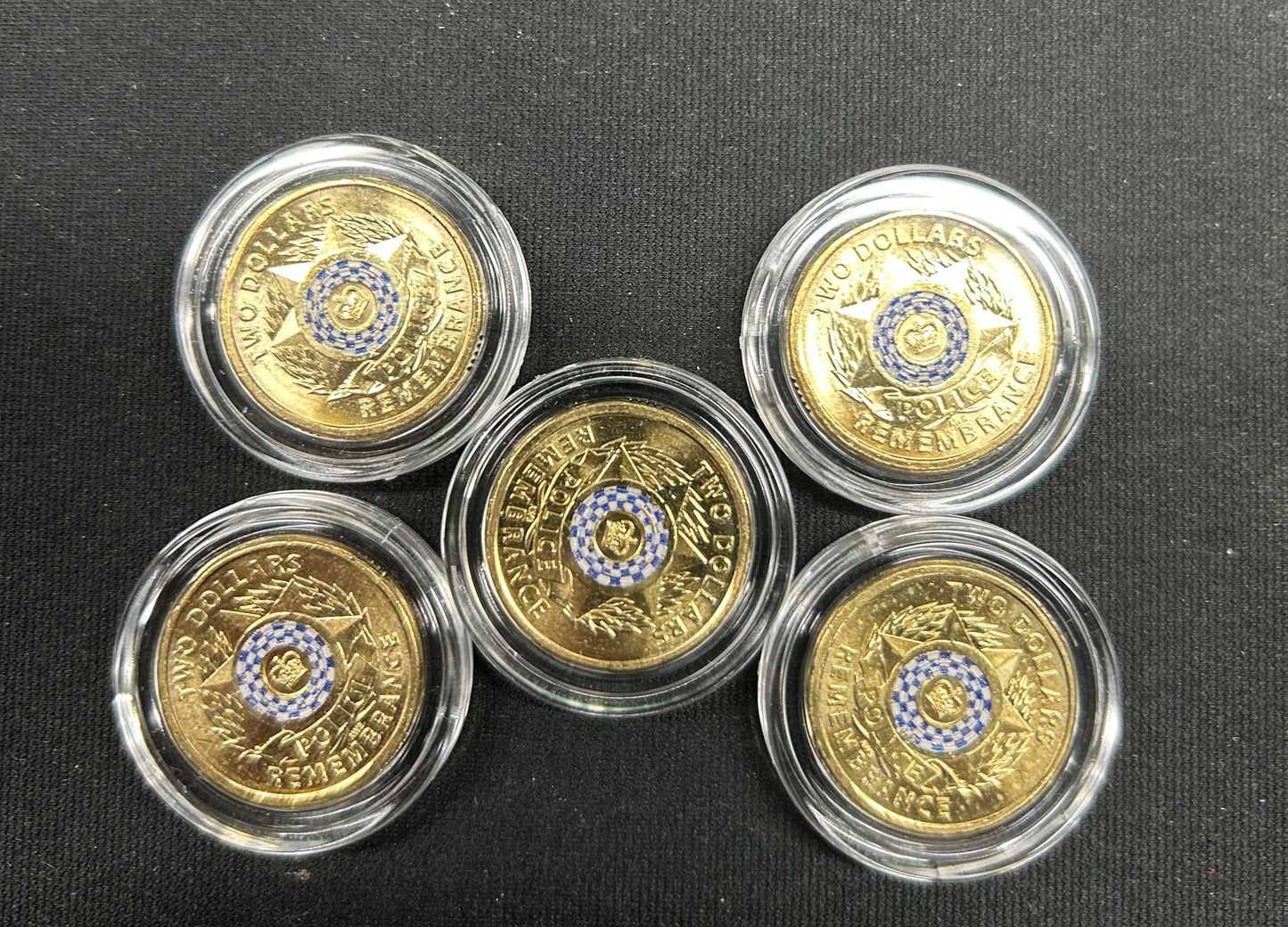 UNC $2 coins in lighthouse capsule