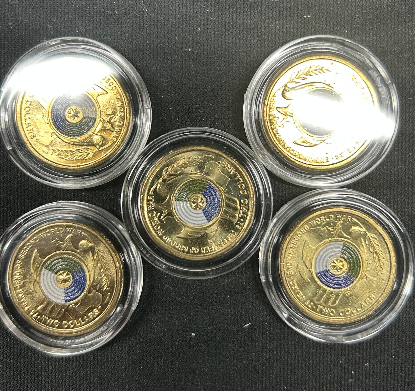 UNC $2 coins in lighthouse capsule