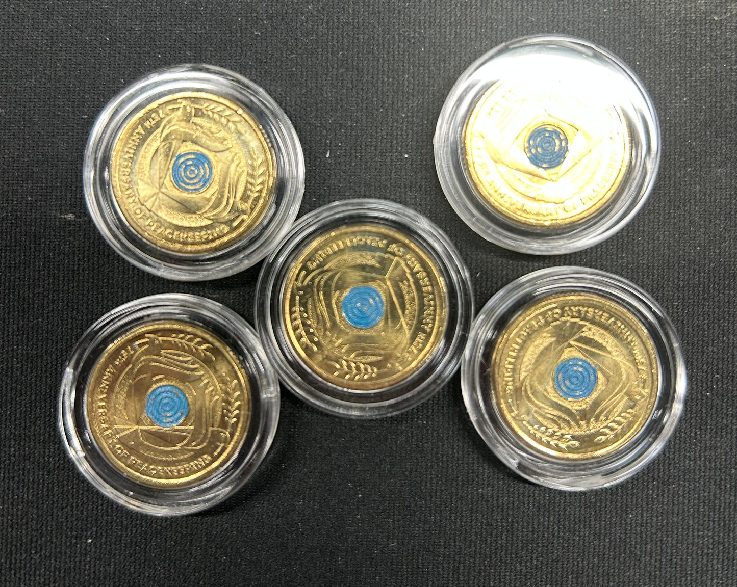 UNC $2 coins in lighthouse capsule