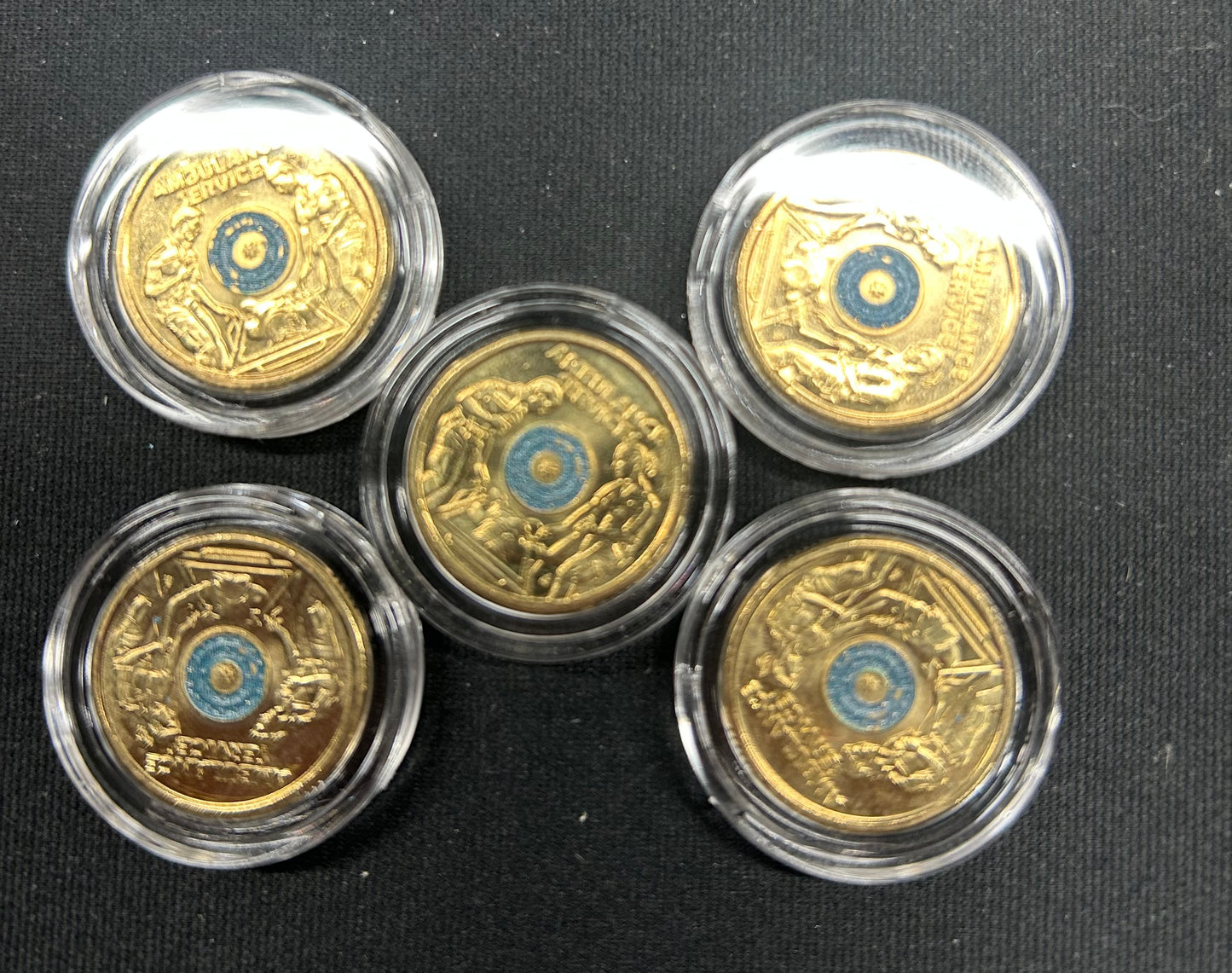 UNC $2 coins in lighthouse capsule
