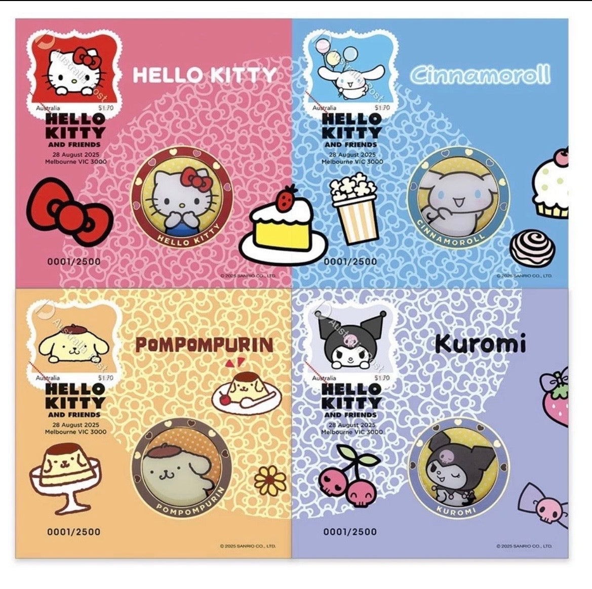 2025 Hello Kitty And Friends Medallion Cover set