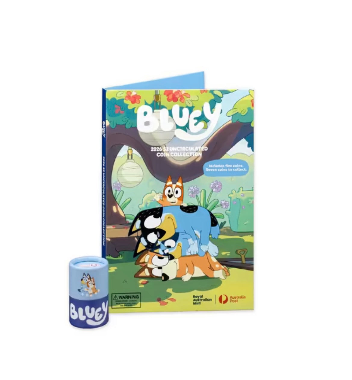2026 $2 BLUEY 'SLEEPYTIME' 1 IN 10 COIN IN TUBE/FOLDER