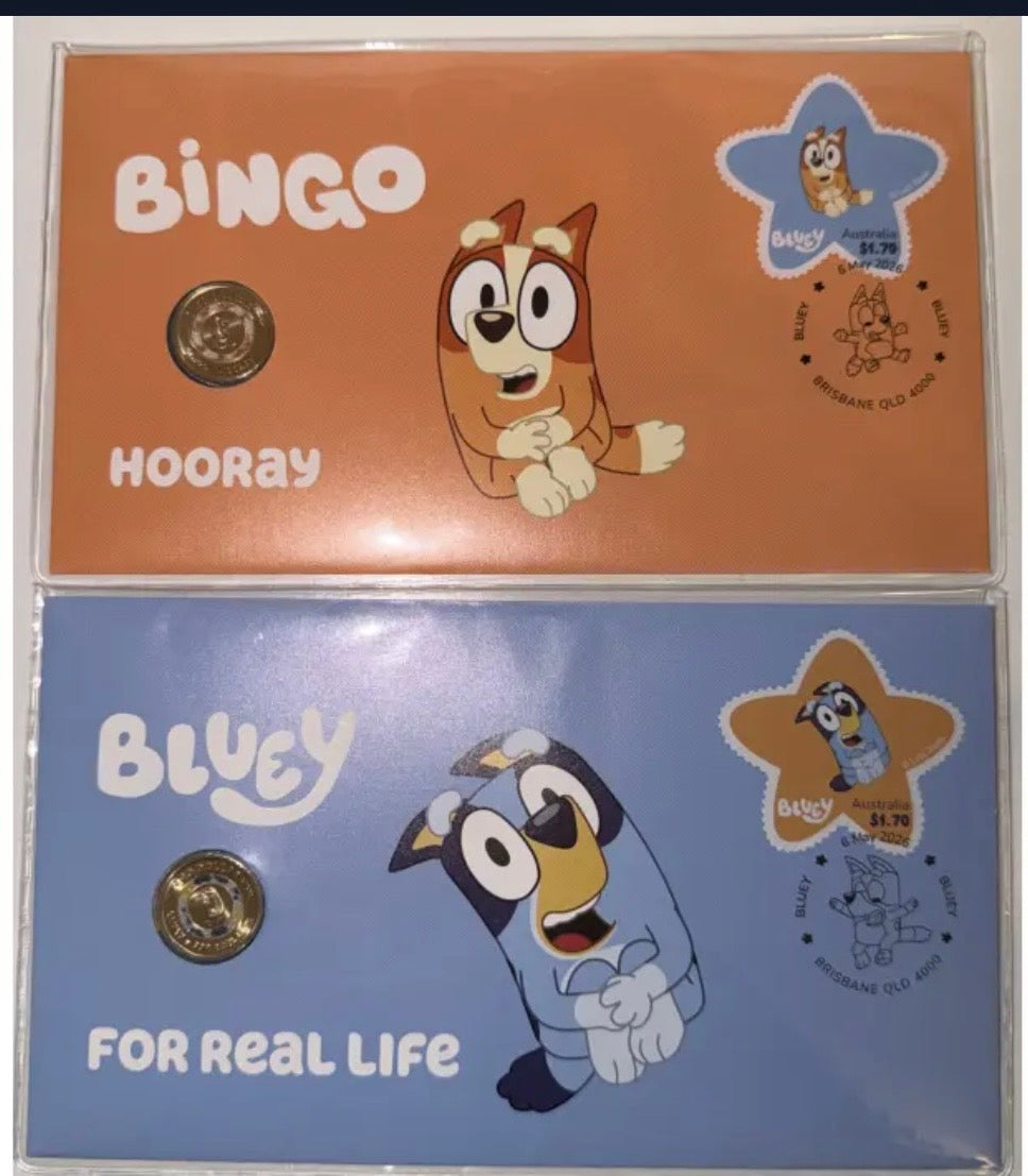 2026 BLUEY & BINGO $2 PNC SET