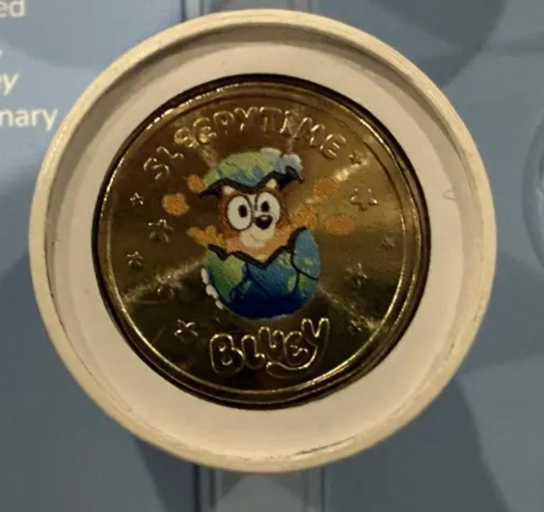 2026 $2 BLUEY 'SLEEPYTIME' 1 IN 10 COIN IN TUBE/FOLDER