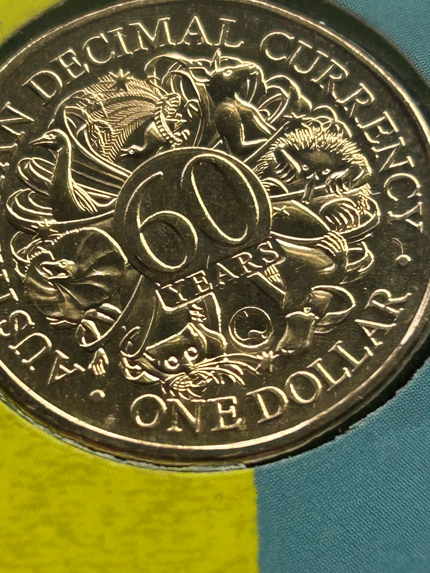 60th Anniversary of decimal currency “Map” Privy
