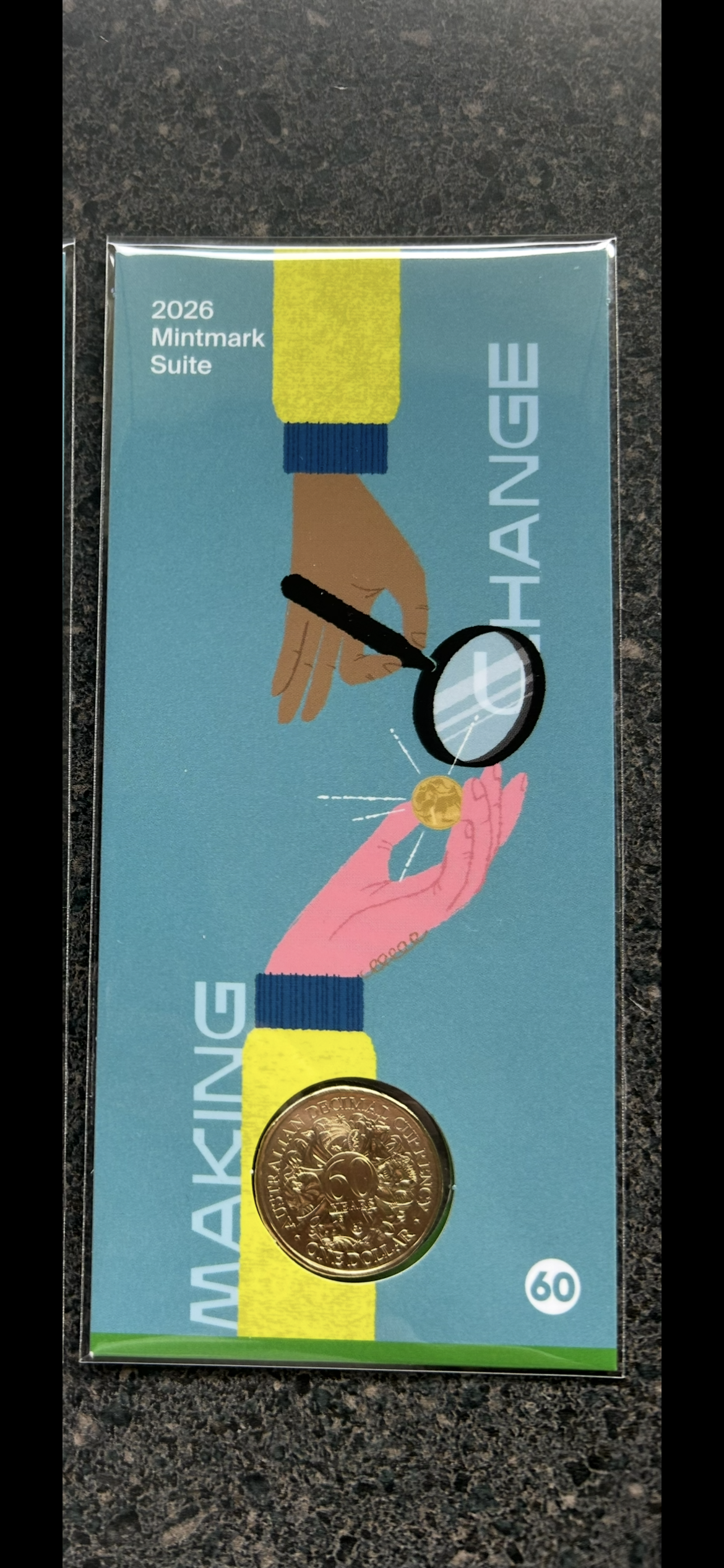 60th Anniversary of decimal currency “60” Privy