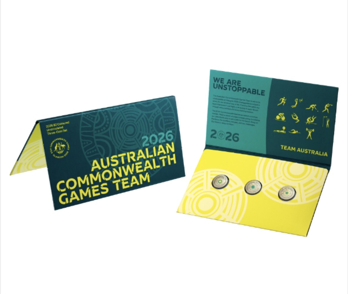 2026 COMMONWEALTH GAMES - $2 THREE-COIN SET