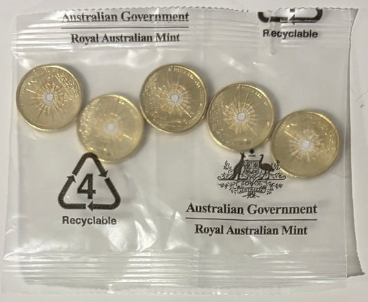 2026 $2 Colour Coin War Dawn Service RAM Mini Swap Bag 5 Coins