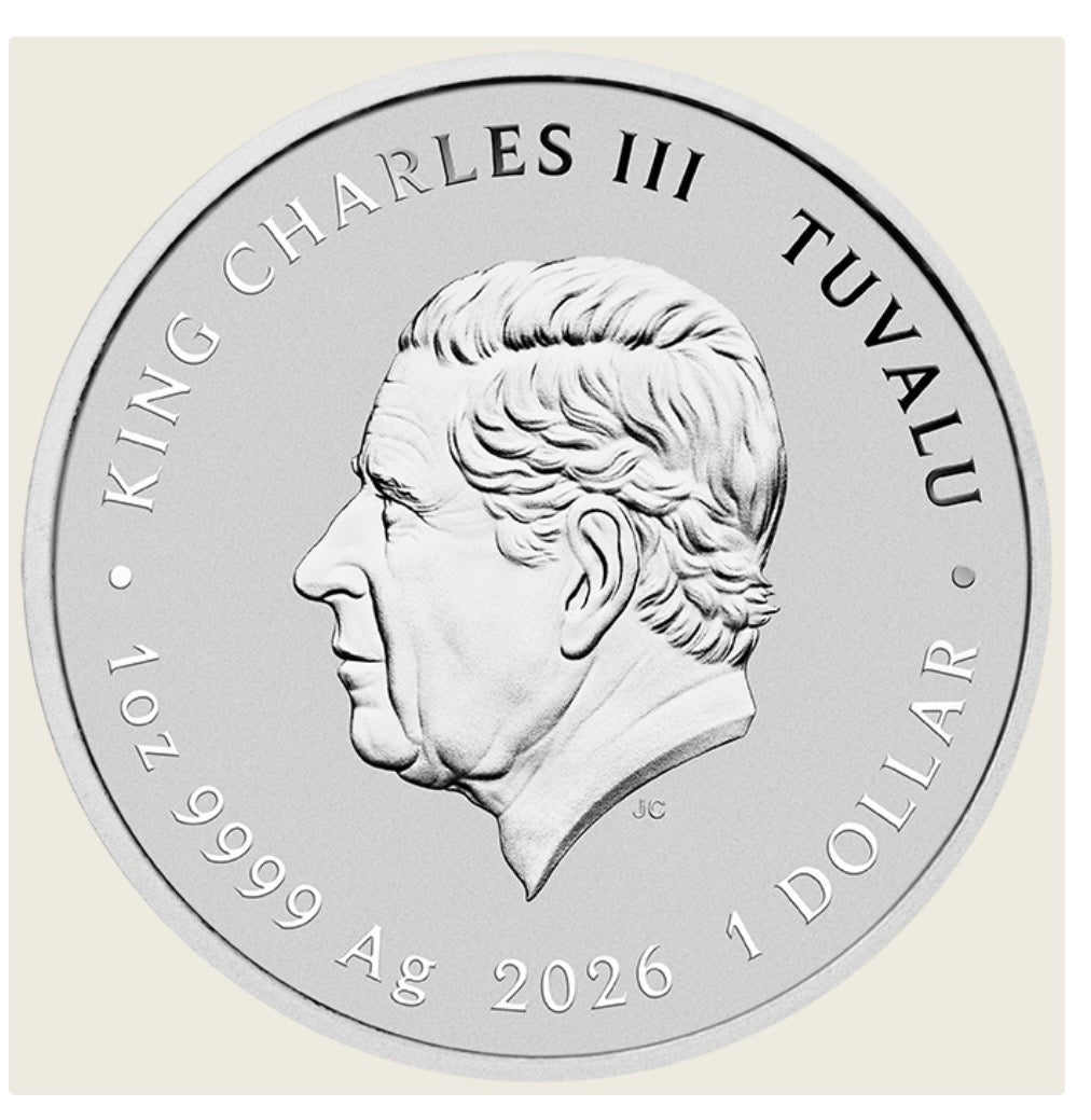 40 Years of Top Gun 2026 1oz Silver Coloured Coin