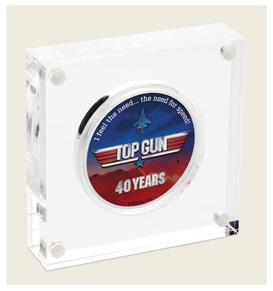 40 Years of Top Gun 2026 1oz Silver Coloured Coin