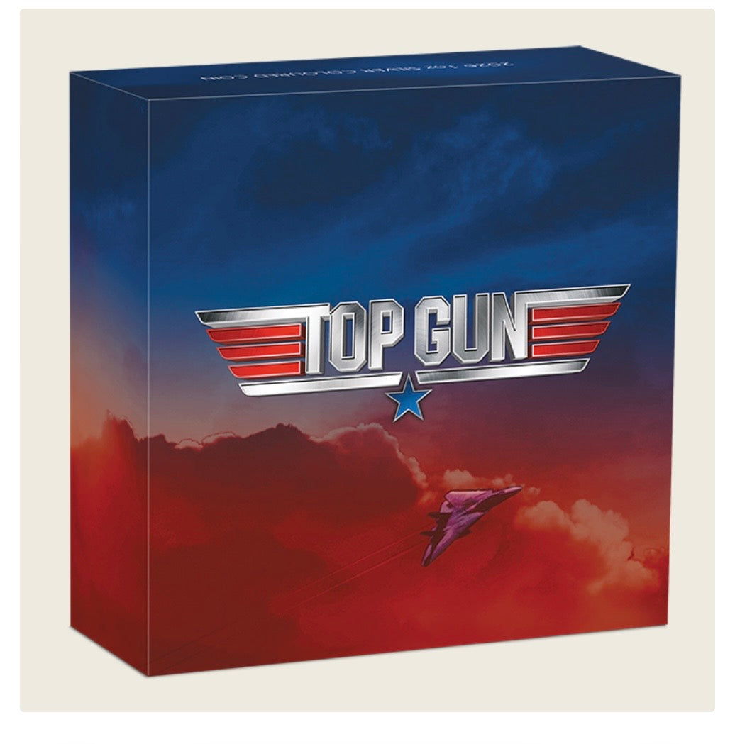 40 Years of Top Gun 2026 1oz Silver Coloured Coin