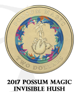 2017 Possum Magic coins (Circulated Condition)