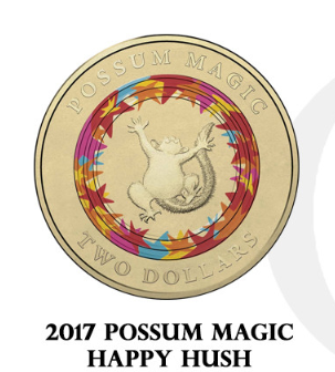 2017 Possum Magic coins (Circulated Condition)