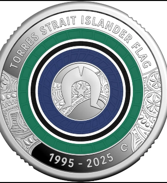 2025 Torres Strait Islander Flag $2 C Mintmark Silver Proof Coin