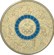 2016 $2 Rio Olympic and Paralympic coins (Circulated Condition)