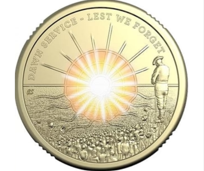 2026 Dawn Service $2 from RAM roll in lighthouse capsule