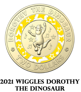 2021 Wiggles coins (Circulated Condition)