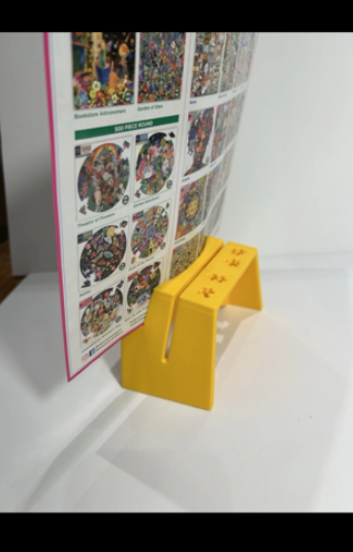 3D Printed Puzzle Lid & Poster Holder