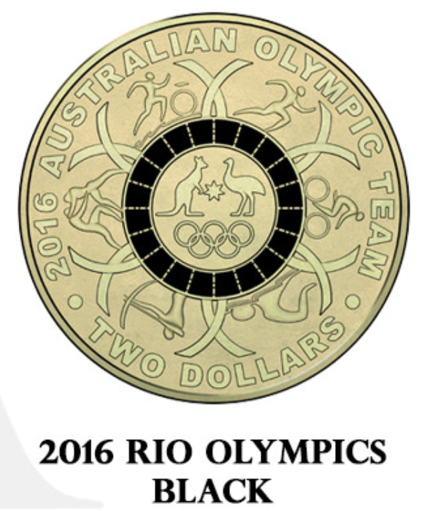 2016 $2 Rio Olympic and Paralympic coins (Circulated Condition)